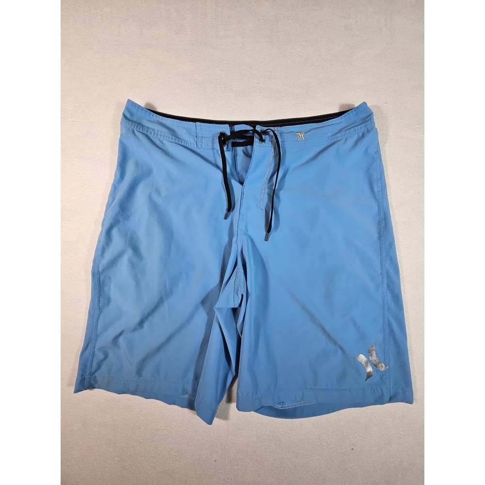 Hurley Phantom Board Shorts Mens 34 Light‎ Blue Swim Trunks MB04P60 Spring 2009